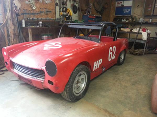 Illustration for article titled 1963 Austin Healey Convertible Race Car NPorCP $3K